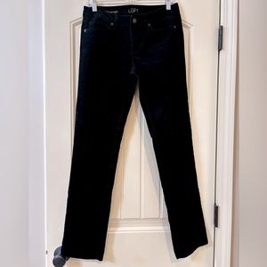Loft black corduroy pants, size 26/2
